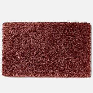 Casaluna Melange Looped Plush Brown Bath Mat